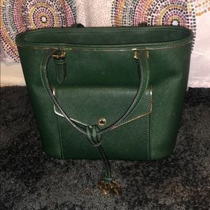 Michael Kors Dark green purse